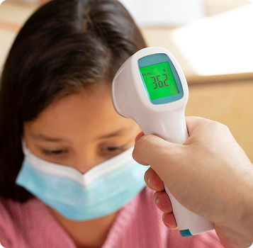 Termómetro digital infrarrojo
